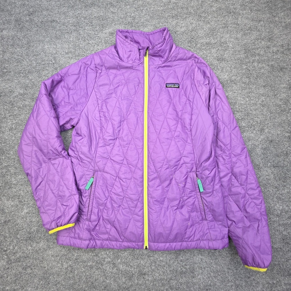 Patagonia Nano Puffer Jacket GIRLS / Teens XXL 16 18 Pink Recycled Insulated